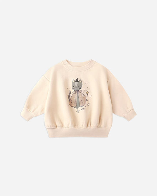 RELAXED FLEECE SWEATSHIRT || MAGIC