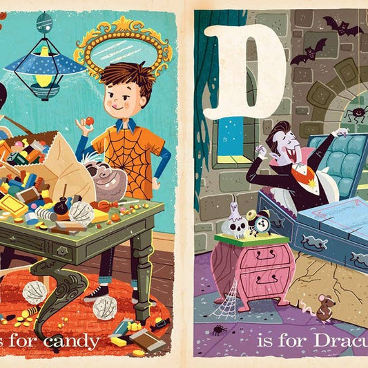 B is for Boo: A Halloween Alphabet Board Book