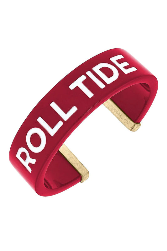 Alabama Crimson Tide Resin Cuff Bracelet | Crimson