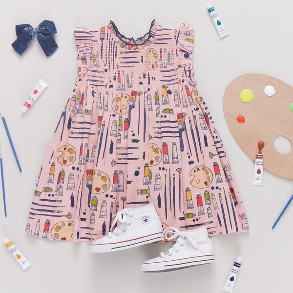 Girls Stevie Dress | Tiny Artist