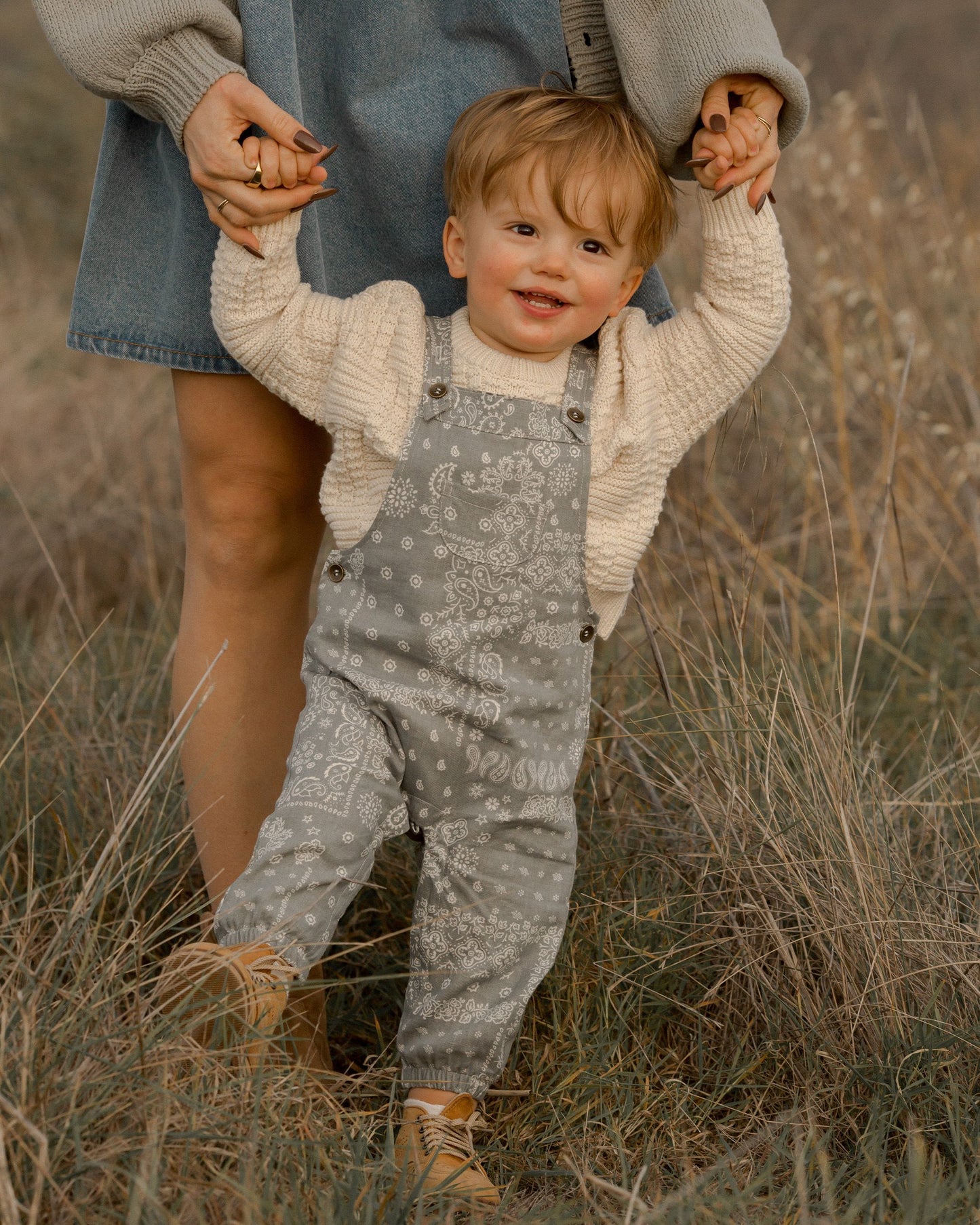 ASPEN SWEATER || NATURAL CHECK