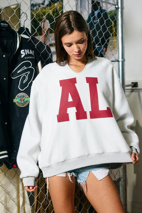 Alabama Split-Neck Reversible Terry Sweatshirt