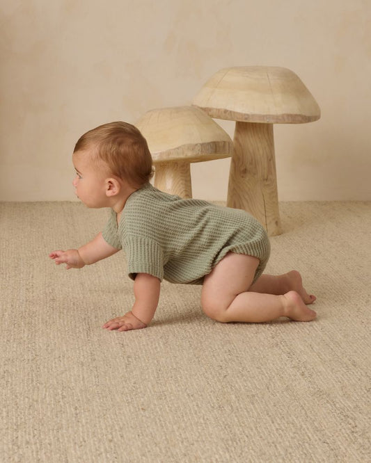 RELAXED BUBBLE ROMPER || FERN