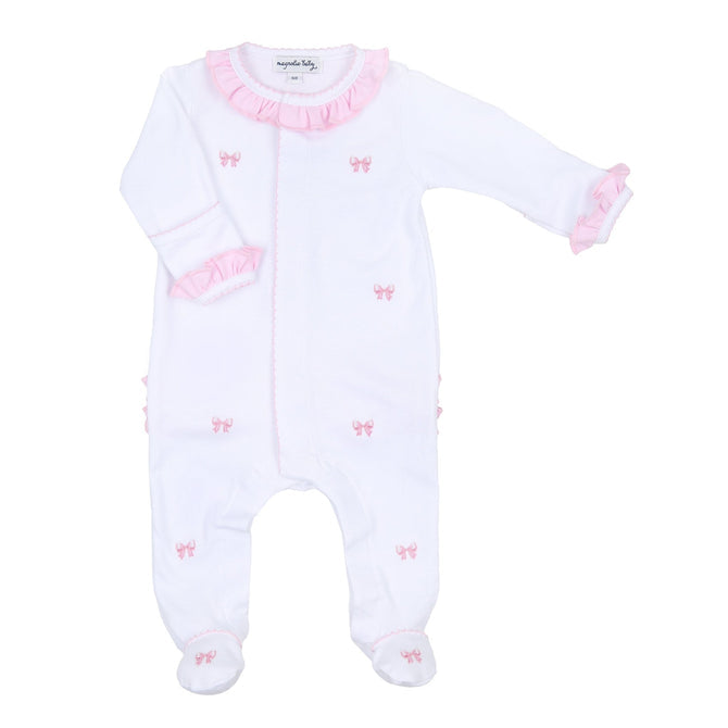 Pretty Bows Printed Ruffle Footie main image 1