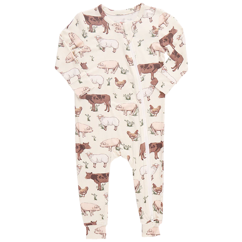 Baby Bamboo Romper | Farm Life