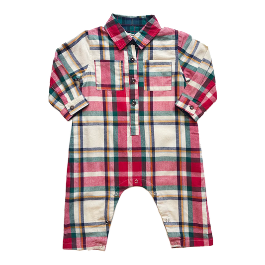 Baby Boys Easton Jumper | Holiday Tartan