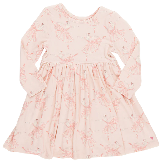 Girls Bamboo Steph Dress | Pink Ballerinas