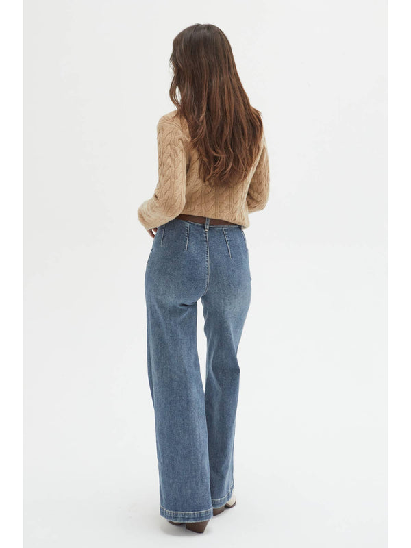 Campell High Rise Jean | Traditional || Vintage Worn