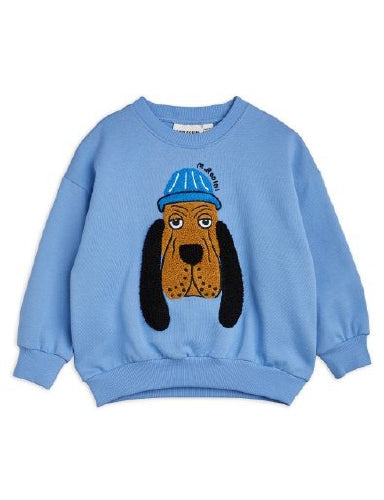 Bloodhound Chenille Sweatshirt | Blue