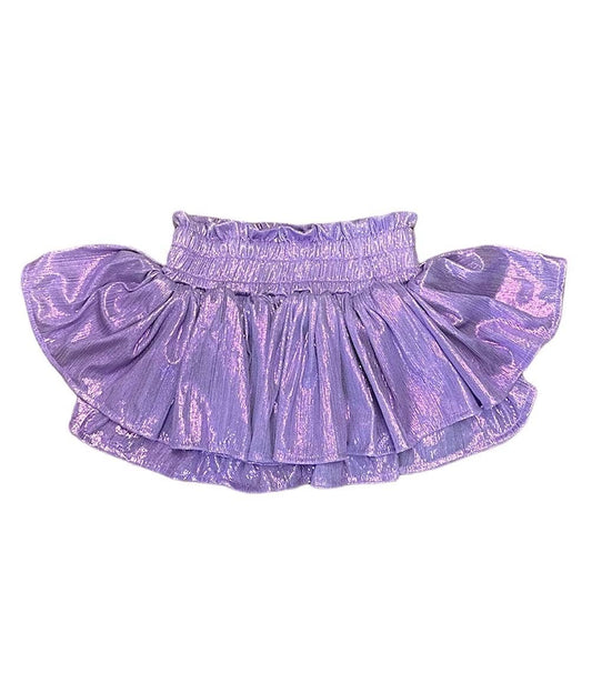 Lavender Metallic Skirt