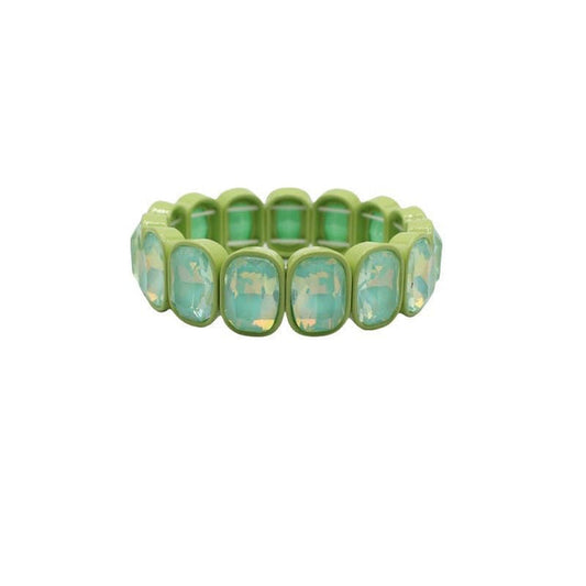 Bracelet  Candy Gem Oval Green
