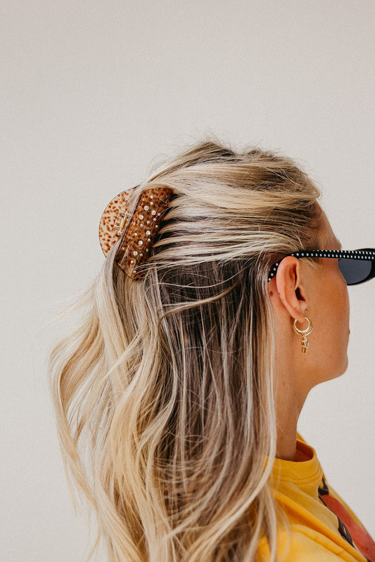Glitter Midi Claws | SPOTTED CHEETAH