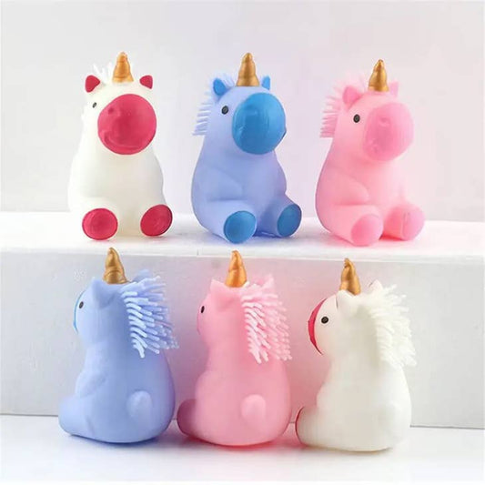 Light Up Unicorn Squishy Puffer Ball Kids & Toddlers Toys