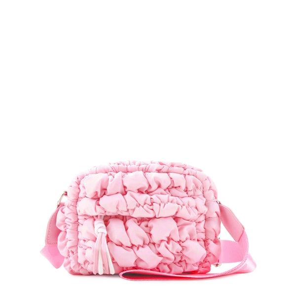 Quilted Scrunchies Crossbody Bag | Pink