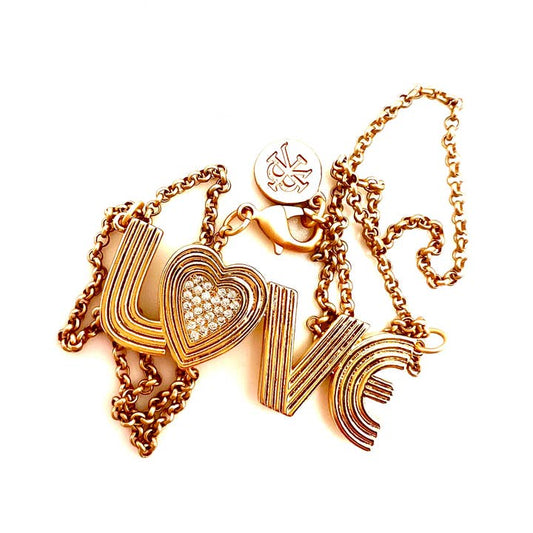 Retro Love Necklace