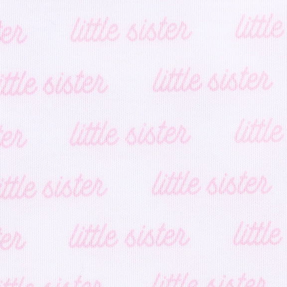 Little Sister Print Zip Pajamas