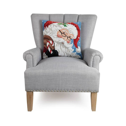 Santa with Glasses Hook Pillow