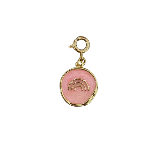 Soft Pink Rainbow Charm