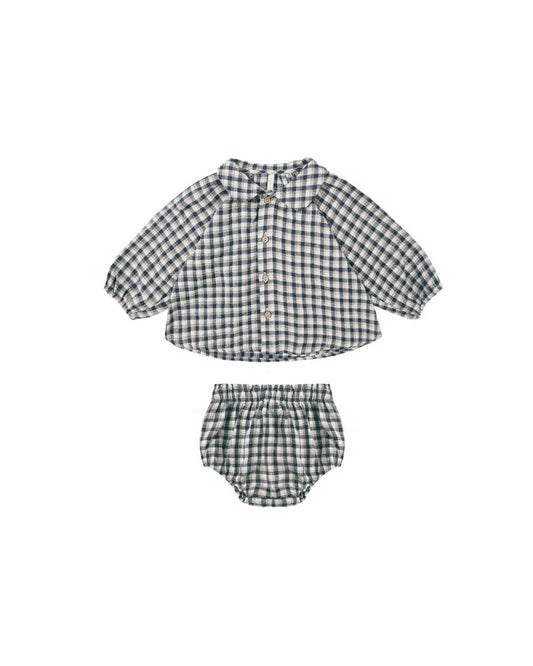 NELLIE SET || NAVY CHECK