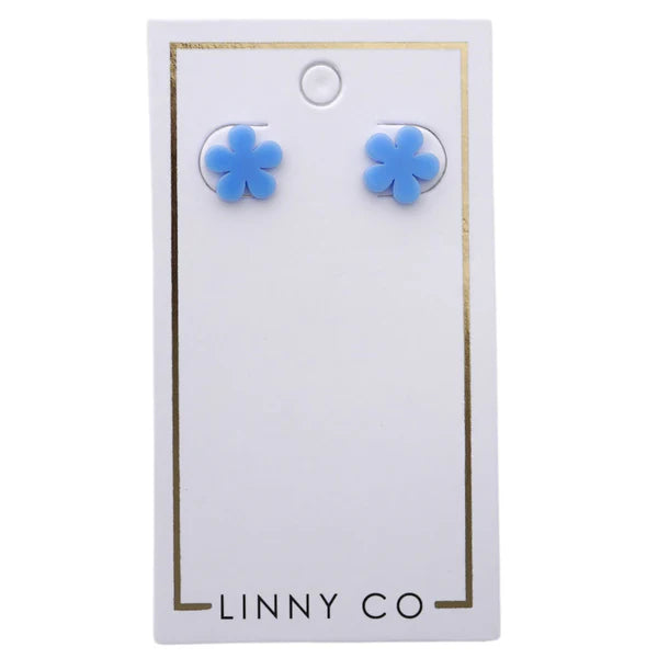 Jenna Earrings | Cornflower Blue