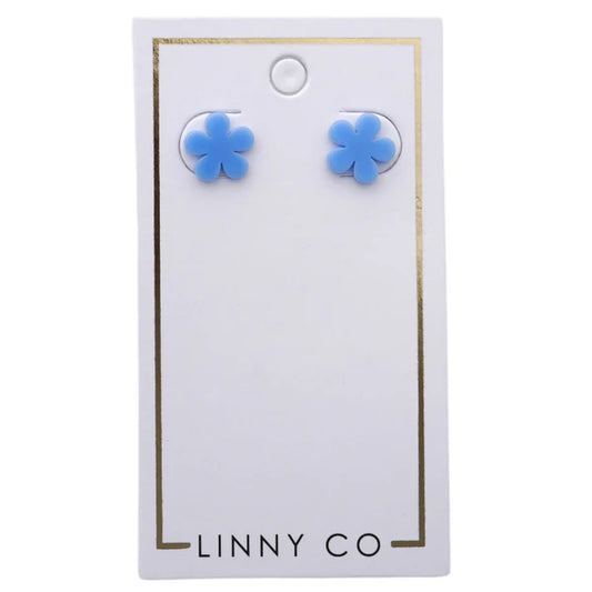 Jenna Earrings | Cornflower Blue