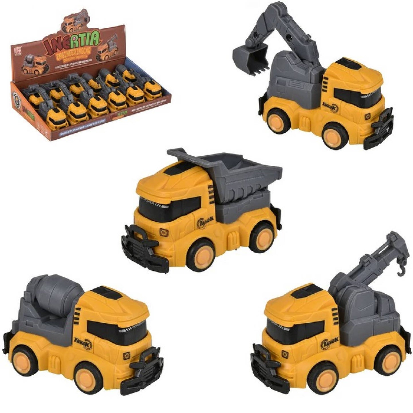 Mini Construction Truck Designs Vehicle Car Kid Toy | Assorted