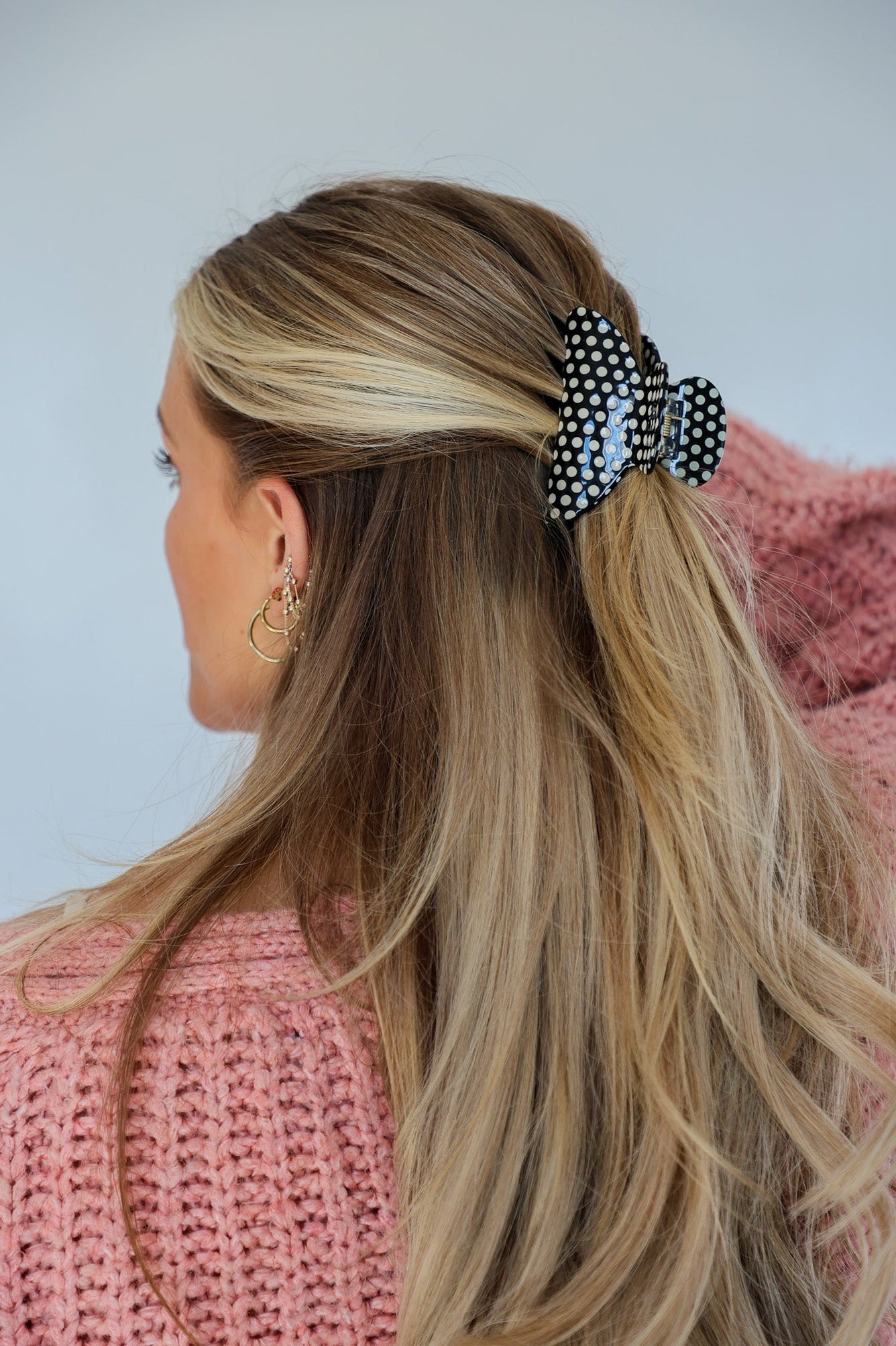 Black & White Polka Dot Claw | MIDI