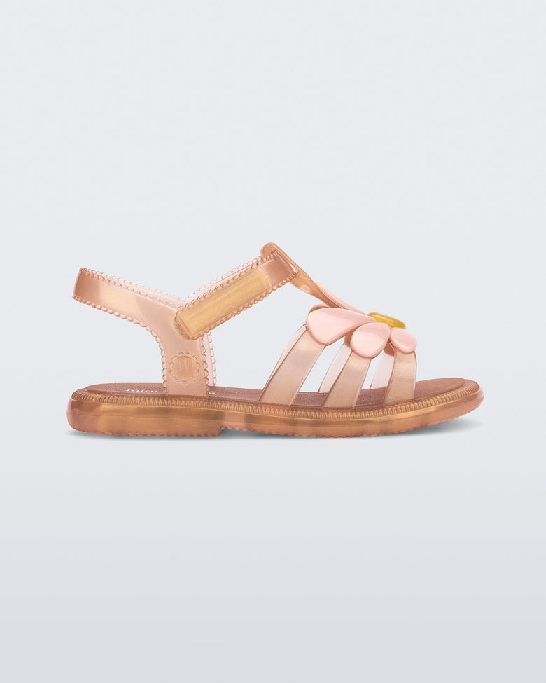 Mini Melissa Hip Bloomy | Pearly Brown