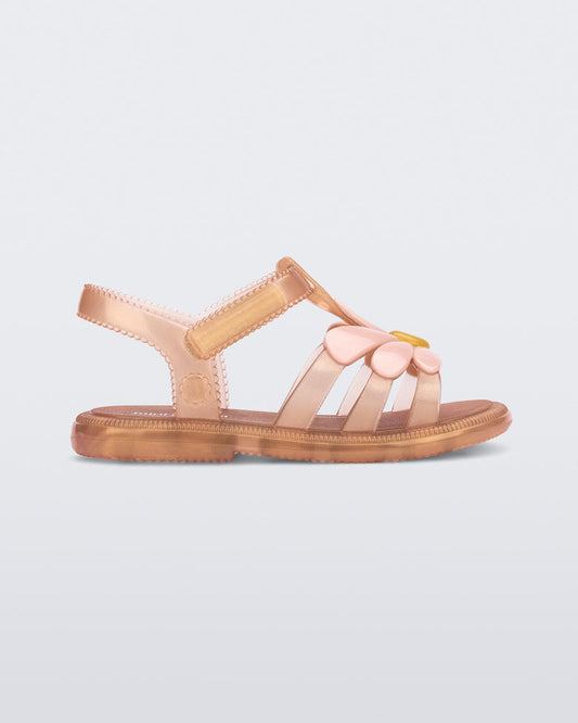 Mini Melissa Hip Bloomy | Pearly Brown