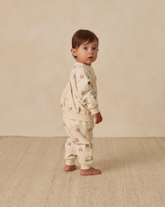 RELAXED SWEATSHIRT || BROWN BEAR