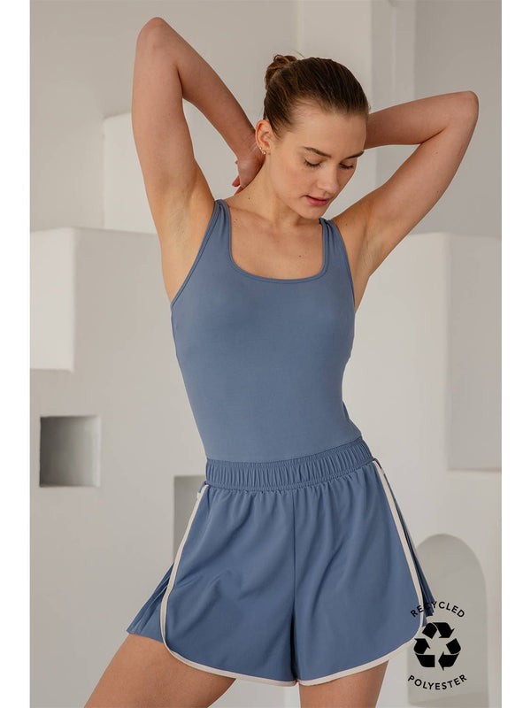 Sporty Shortsie | Paradise Blue