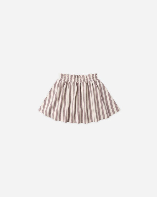 SASHA SKORT | BROWN STRIPE