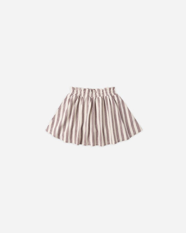 SASHA SKORT | BROWN STRIPE