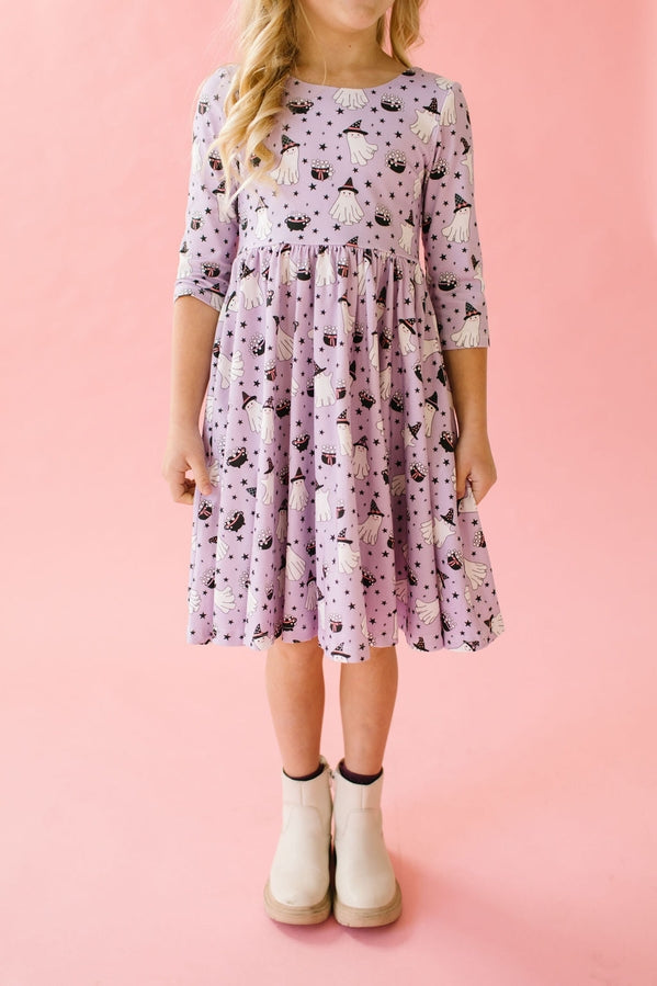 Emile Twirl Dress | Purple Cauldron