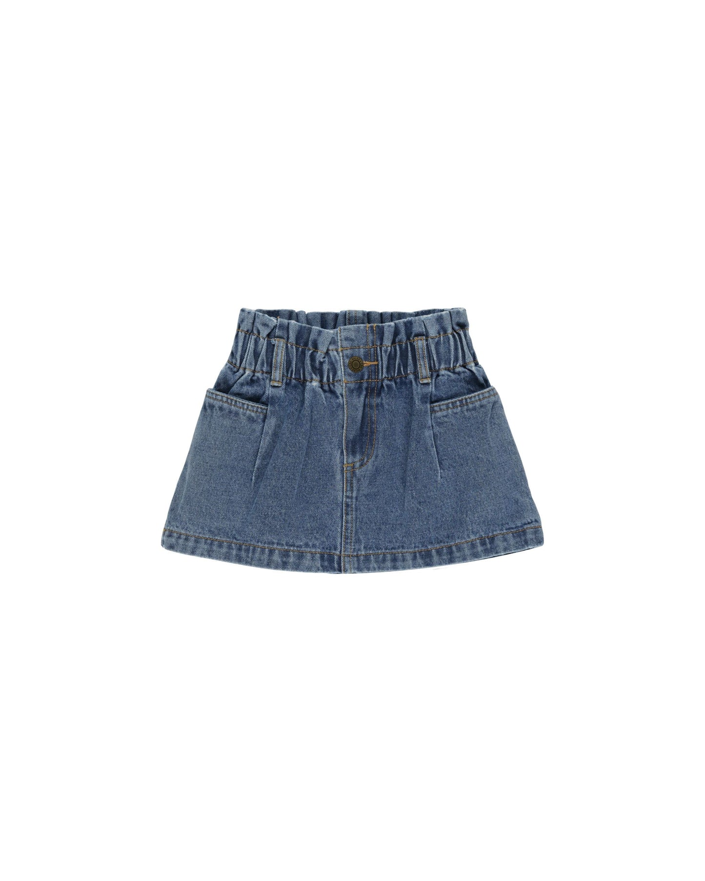 DENIM MINI SKIRT | INDIGO