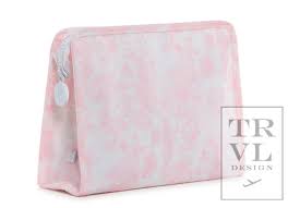 Large Roadie || Bunny Toile Pink