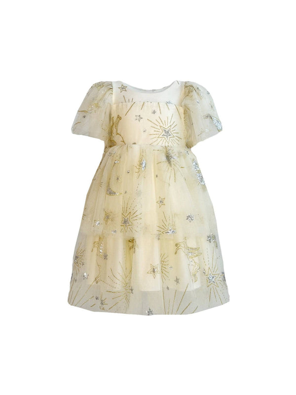 Golden Stars Tulle Dress