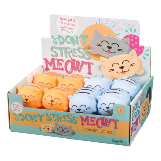 Chubby Kitties Assorted Squishy Toy