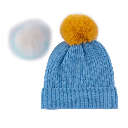 Pick-A-Pom Hat | Blue