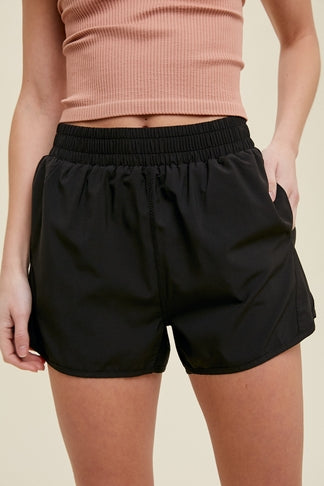 Lightweight Athleisure Shorts | Black