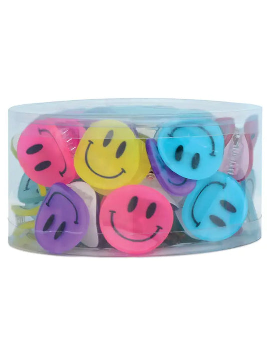 Smiles Hair Clips PDQ | Assorted Colors