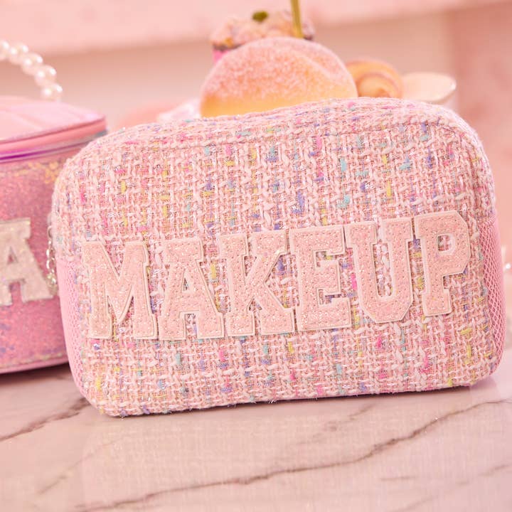 Makeup Tweed Pouch