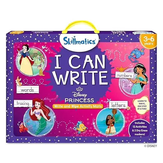 I Can Write: Disney Princesses Activity Mats