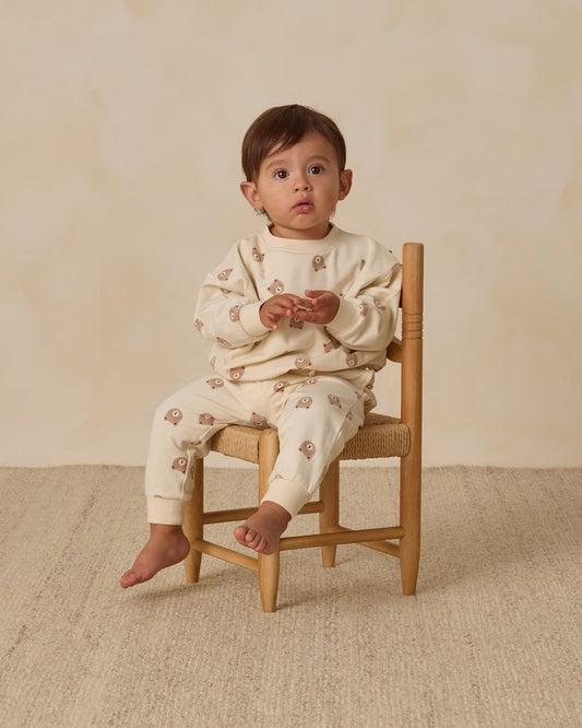 RELAXED SWEATPANT || BROWN BEAR