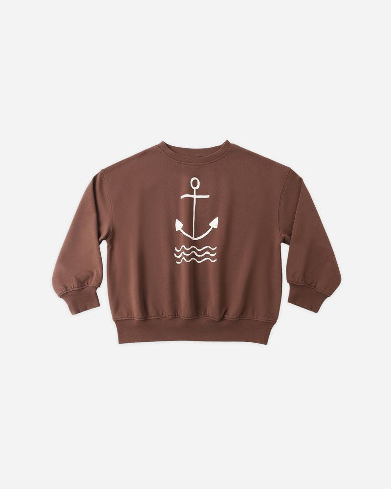RELAXED SWEATSHIRT | ANCHOR