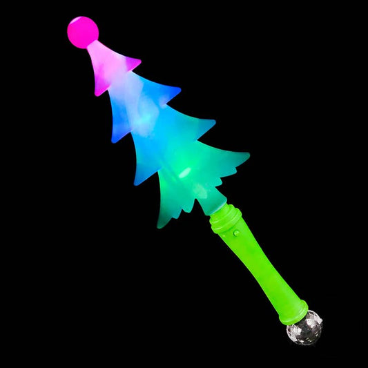 13" Flashing Christmas Tree Wand Fun Toy For Kid & Toddlers