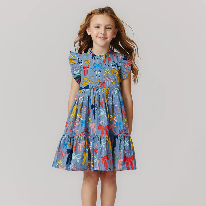 Girls Jennifer Dress | Bows on Bows