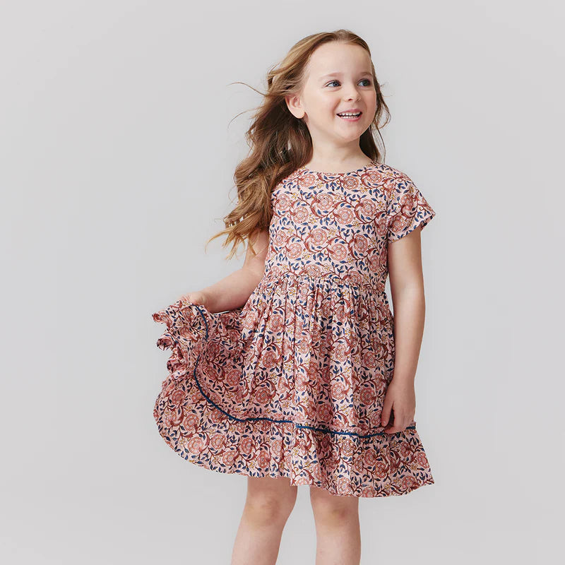 Girls Niley Dress | Pink Blossom