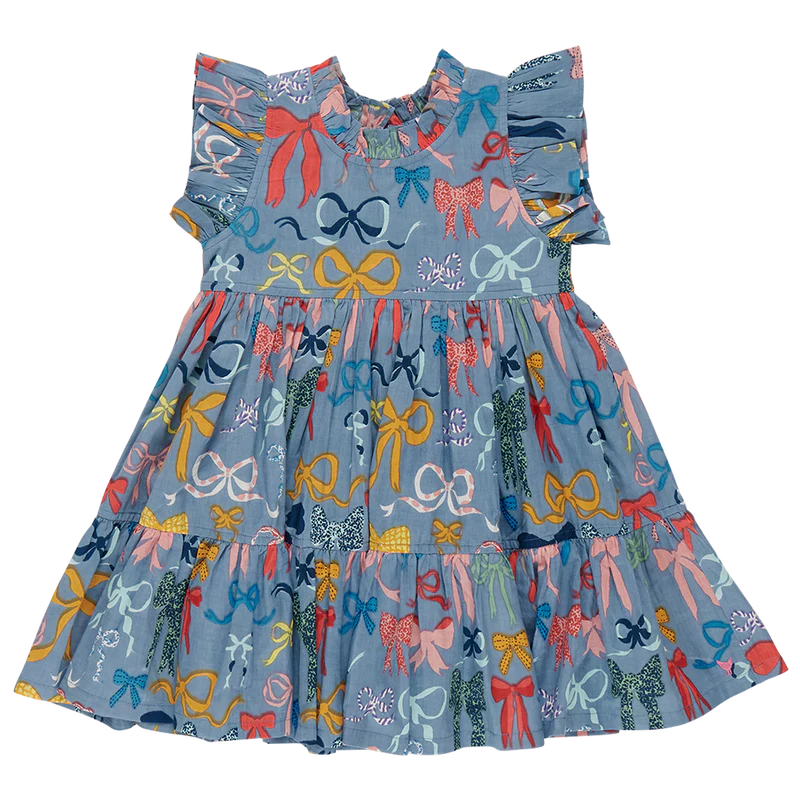 Girls Jennifer Dress | Bows on Bows