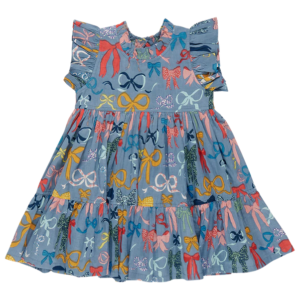 Girls Jennifer Dress | Bows on Bows